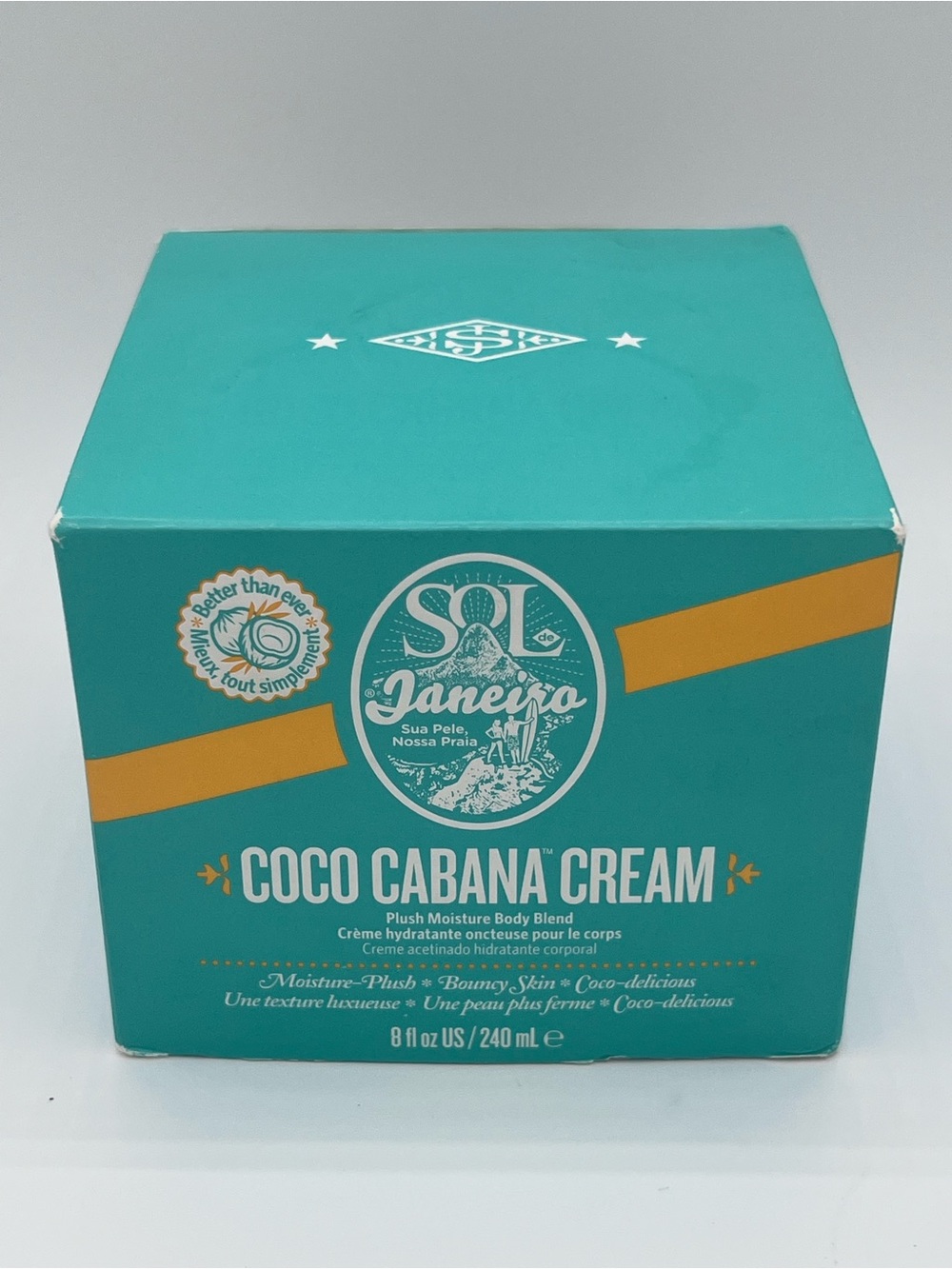 Rare Sol de Janeiro Coco Cabana Cream 8oz/240ml Full Size New In Box
